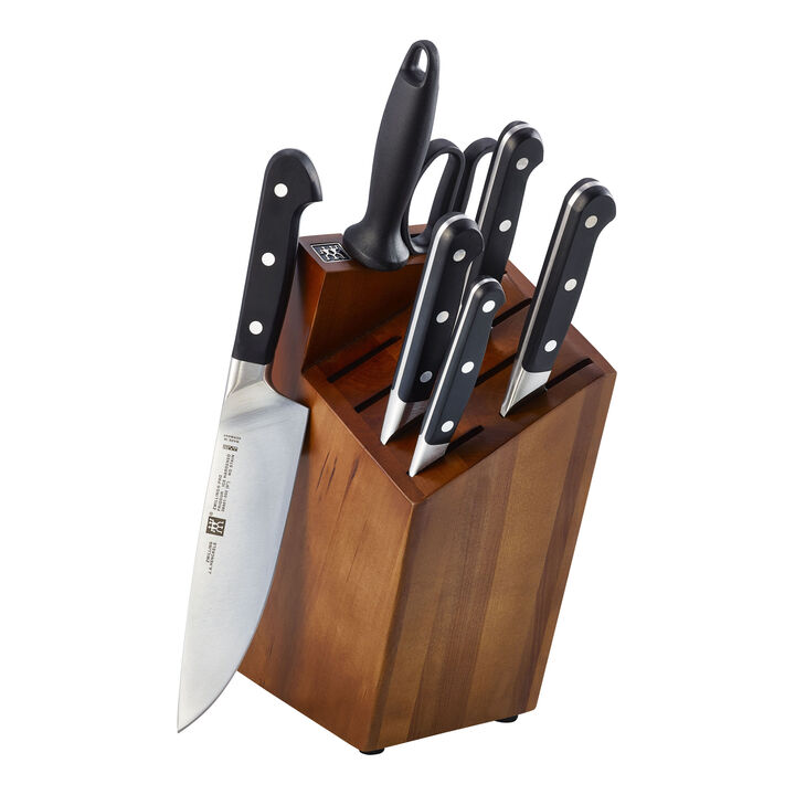 Pro, 9 Piece, Knife block set, black, large 1