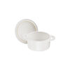 Ceramique, Mini cocotte rotonda - 10 cm, bianco puro, small 5