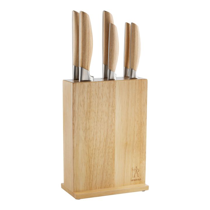 Pakka, 7-pcs, Knife block set, natural, large 1