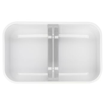 Vakumlu Yemek Taşıma Kabı, L, Plastik, Beyaz-Gri,,large 4