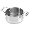 Vista Clad, 10 Piece 18/10 Stainless Steel cookware set with bonus non-stick frypan, small 7