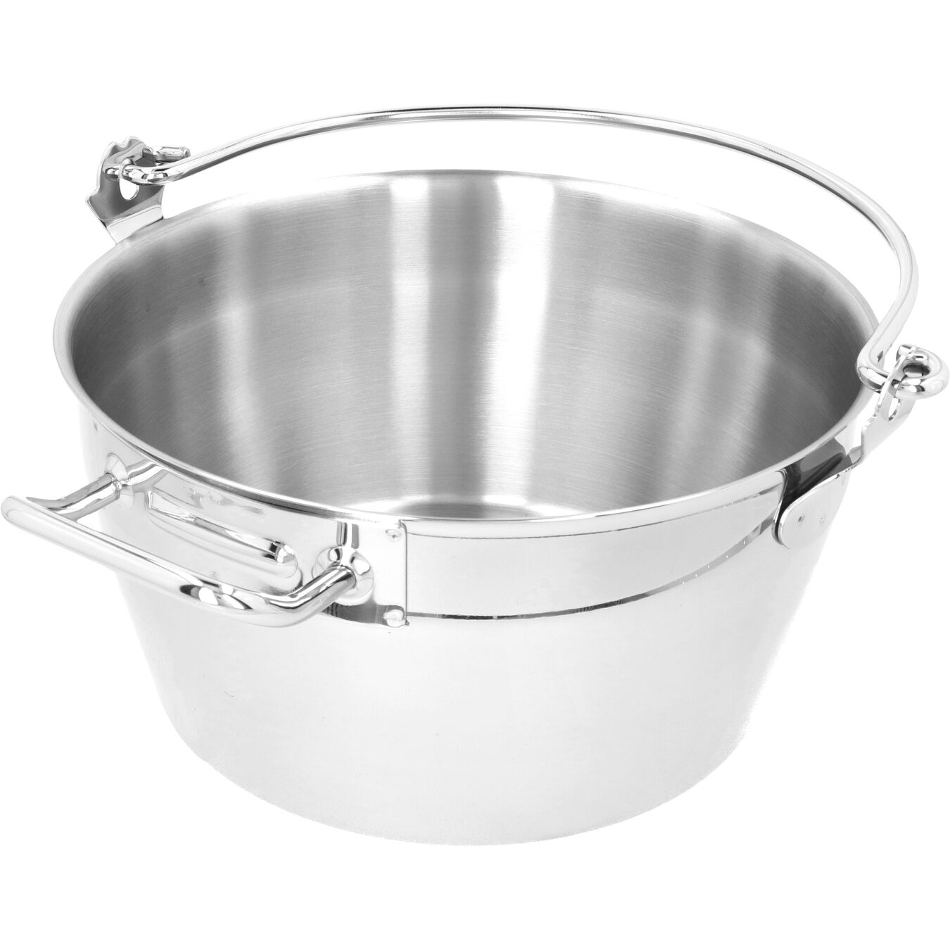 10.6 qt, 18/10 Stainless Steel, Maslin Pan,,large 6