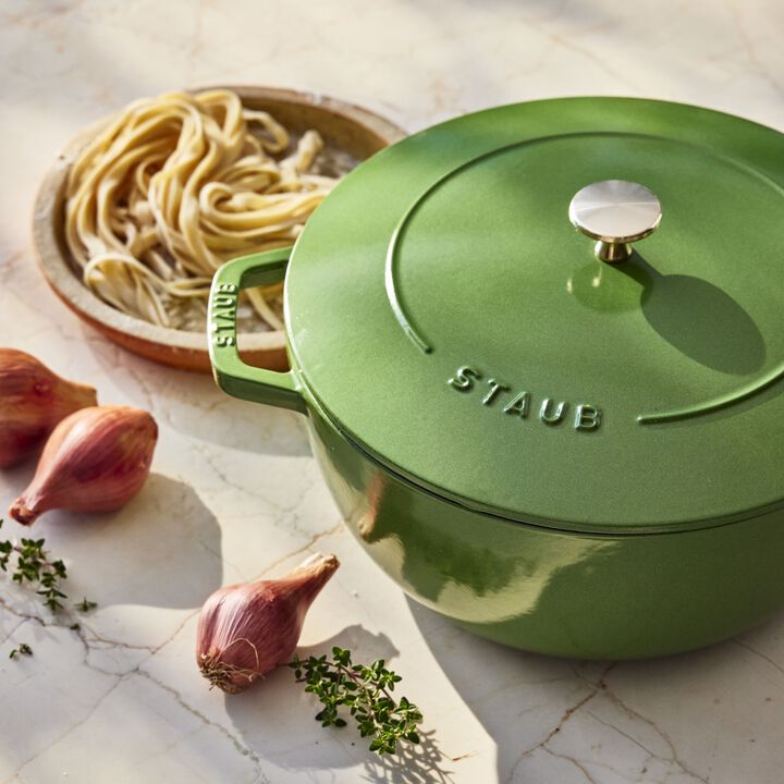 Cast Iron, 5 qt, Essential French Oven, Pistachio, large 2