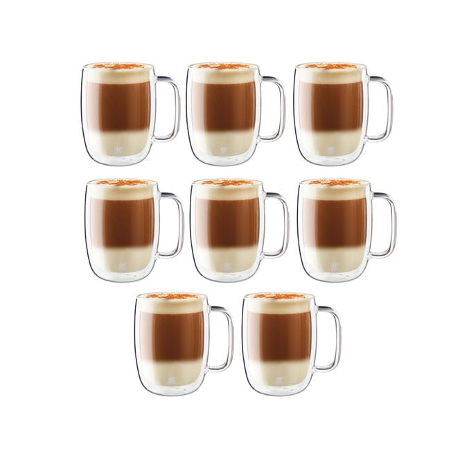 8 Piece Latte Mug Set - Value Pack