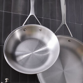 Koekenpannenset RVS, 20 en 24 cm