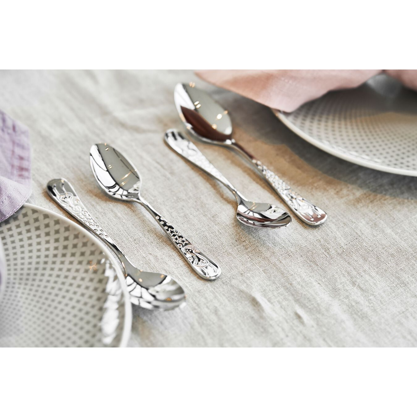 4-pcs polished Children's cutlery set,,large 2