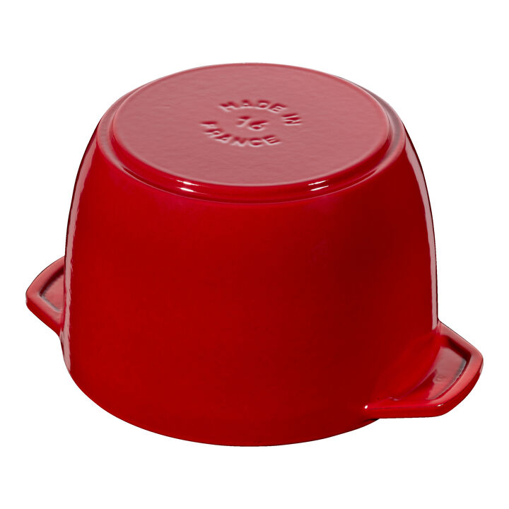 鋳物ホーロー鍋, ラ・ココット de GOHAN 16 cm, ラウンド, チェリー, 鋳鉄, large 2