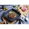 Grill Pans, 30 cm square Cast iron American grill black, small 2