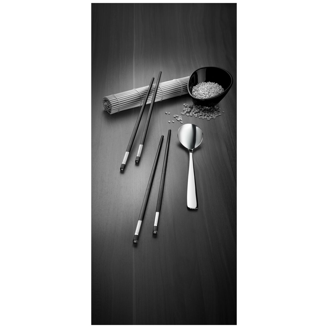 Chopstick Set 5-tlg, mattiert/poliert,,large 3