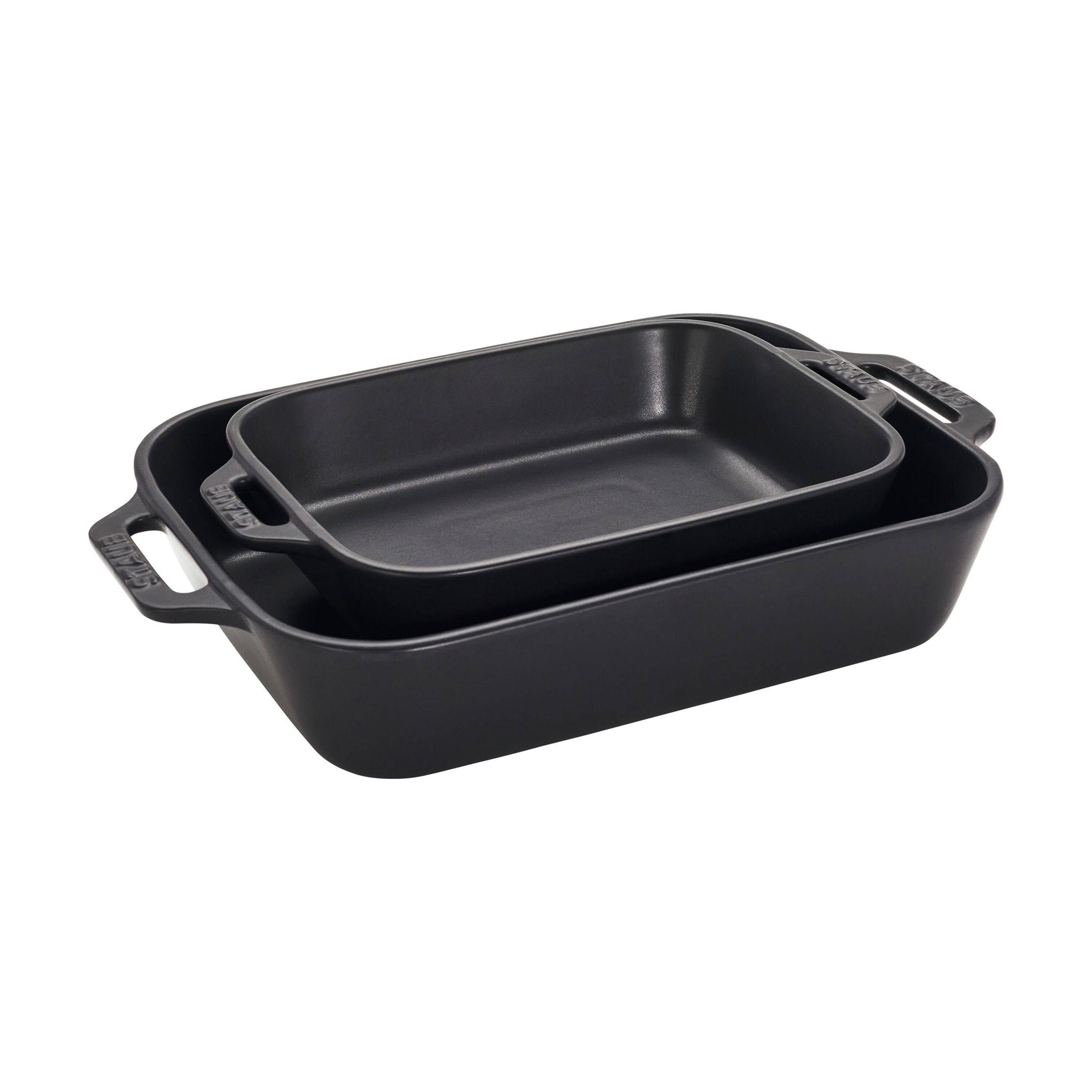 Staub Ceramic Stoneware 5-Pc Mixed Baking Dish Set – Matte Black - Thumbnail 4