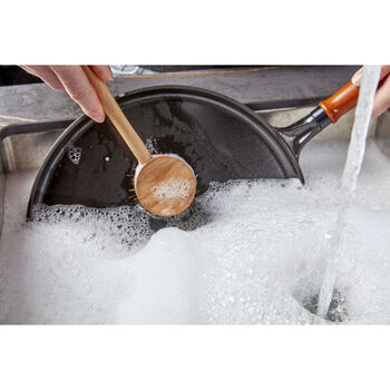 Krep Tavası Ahşap Tutacaklı | döküm demir | 28 cm,,large 7