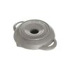 24 cm cast iron round Roaster, graphite-grey,,large