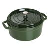 Cast Iron - Round Cocottes, 5.5 qt, Round, Cocotte, Basil, small 1