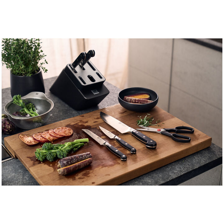 Pro, 7-pcs, Knife block set, anthracite, large 4