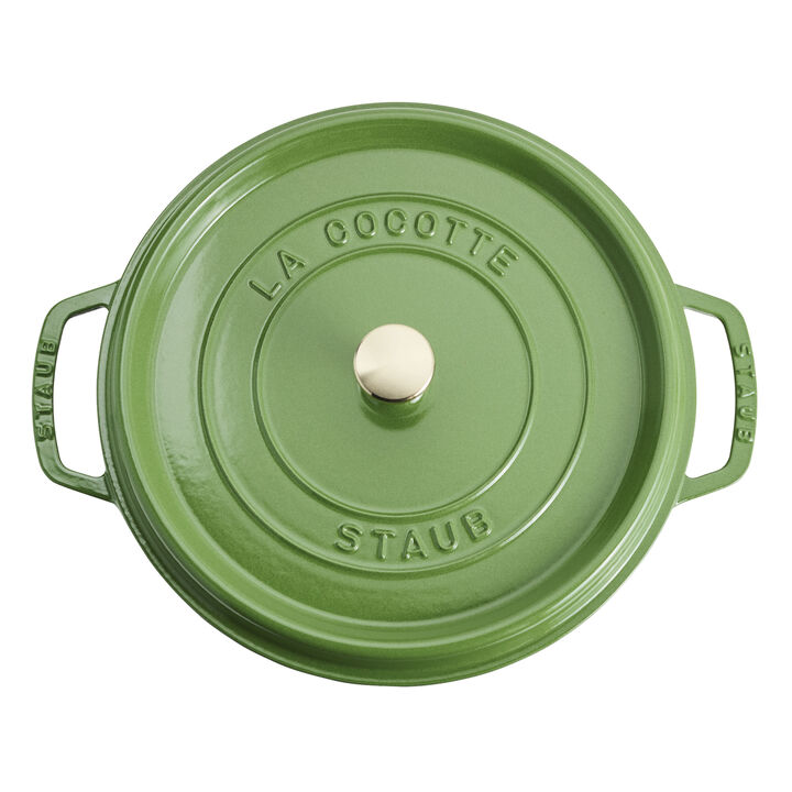 Cast Iron - Round Cocottes, 7 qt, Round, Cocotte, Pistachio, large 3
