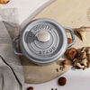 La Cocotte, 14 cm round Cast iron Cocotte graphite-grey, small 3