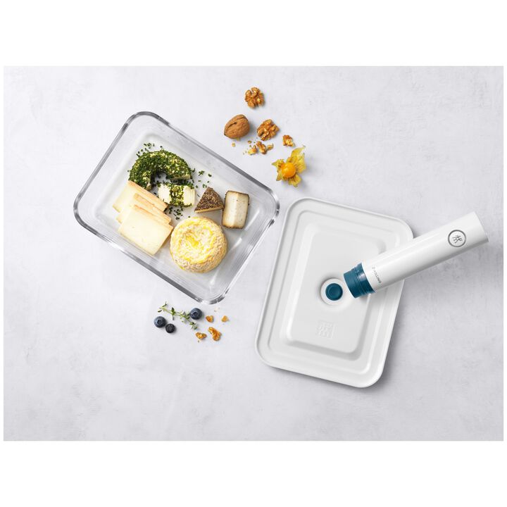 Fresh & Save, Vacuum Fridge Container, Glass, La Mer, large 4