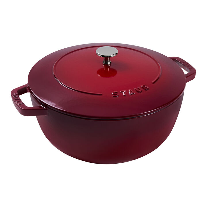 Cast Iron, 5.25 qt, Essential French Oven, cherry, large 1