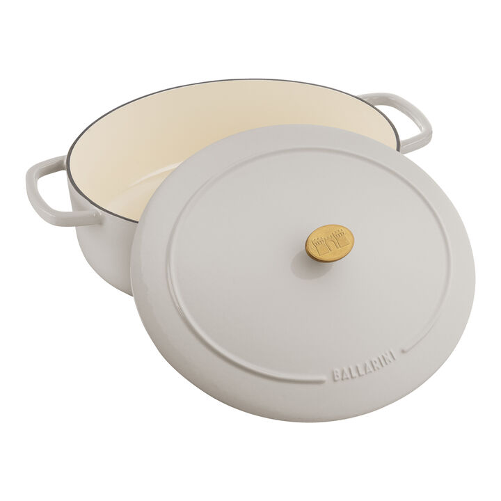 Bellamonte, Cocotte ovale - 33 cm, avorio, large 4