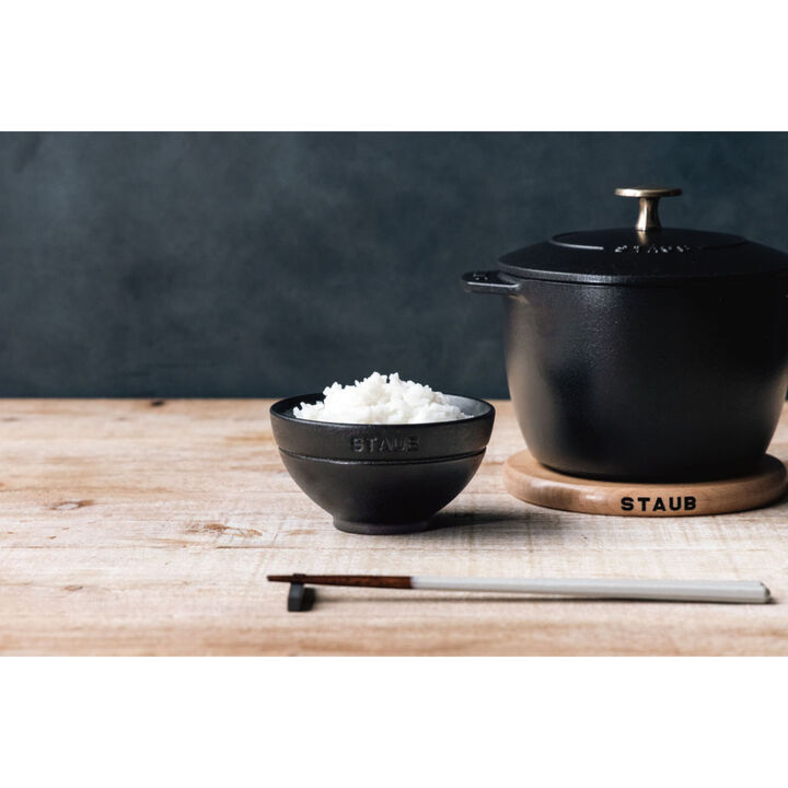 Dining Line, Le Chawan ルチャワン 11 cm, セラミック, ブラック, large 2