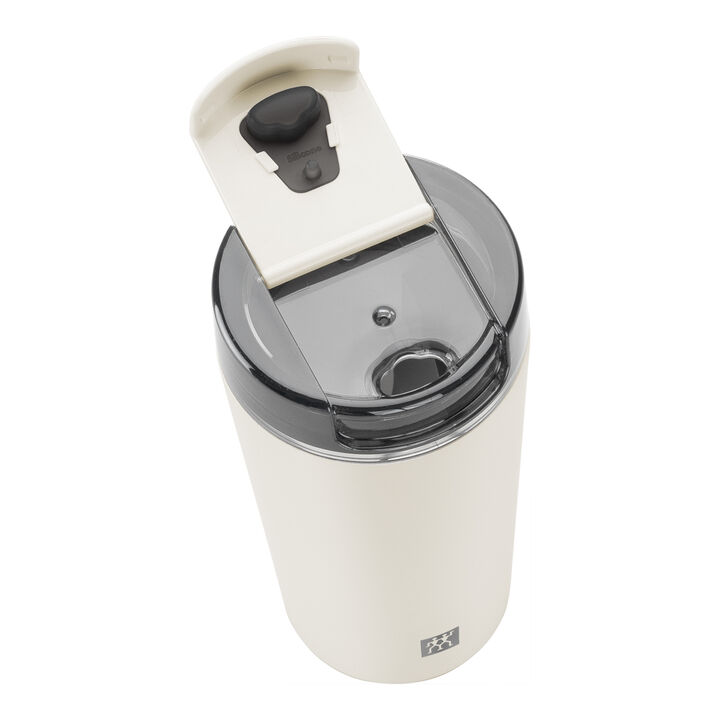 Thermo Plus, Thermo mug, 480 ml, Stainless steel, cream, large 4
