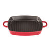 square, Grill pan, cherry,,large