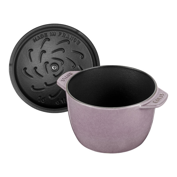 La Cocotte, 1.75 l cast iron round Rice cocotte, cherry blossom, large 3