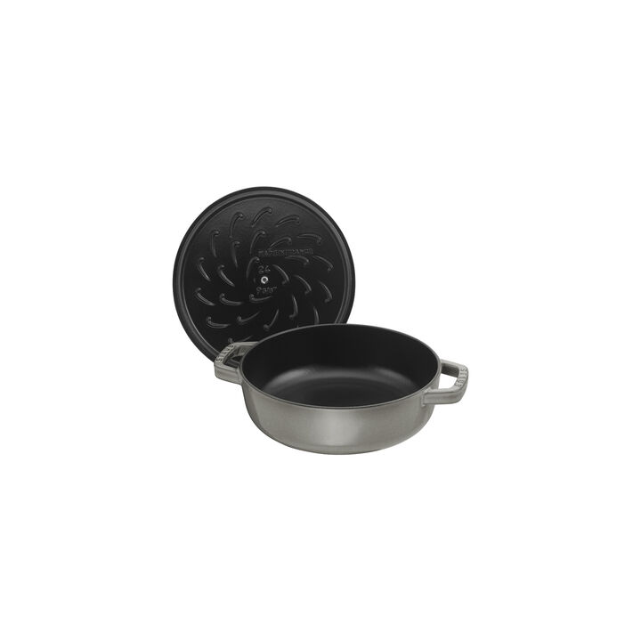 Braisers, Sauteerpan Chistera 28 cm / 3,7 l, Grafietgrijs, large 2