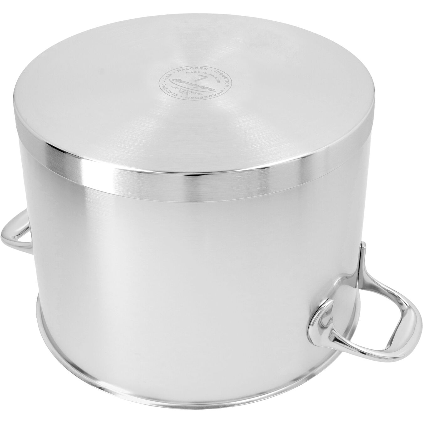 8.5 qt Stock pot with lid, 18/10 Stainless Steel ,,large 5