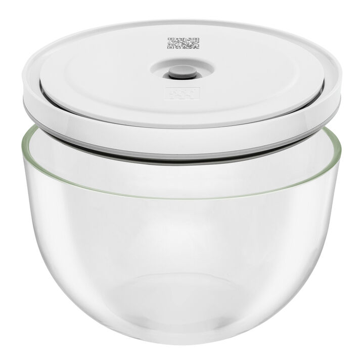 Fresh & Save BOWLS, Vakuum skål sæt S/M/L / 6-dele, Glas, gennemsigtig-hvid, large 3