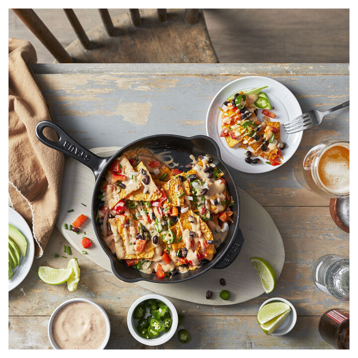 Cast Iron, 8.5-inch, Traditional Deep Skillet, Black Matte, large 2