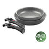 Kızartma Tavası Seti, 4-parça, Alüminyum, Ceramic non-stick coating,,large