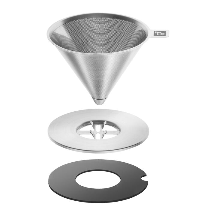 Coffee, Pour over coffee dripper, 18/10 Stainless Steel, large 3