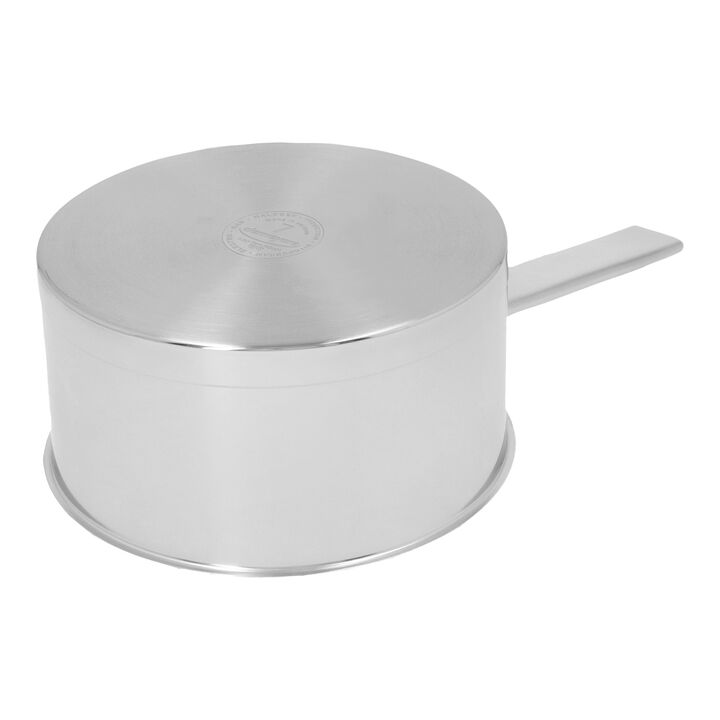 John Pawson 7, Steelpan met dubbelwandig deksel 20 cm / 3 l, large 2