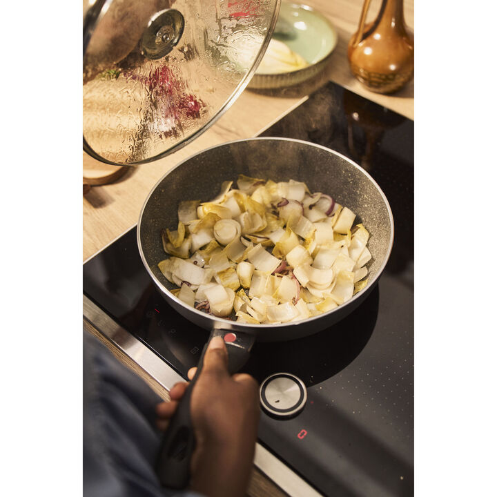 Bologna Ceramic, 28 cm aluminum Saute pan, large 3