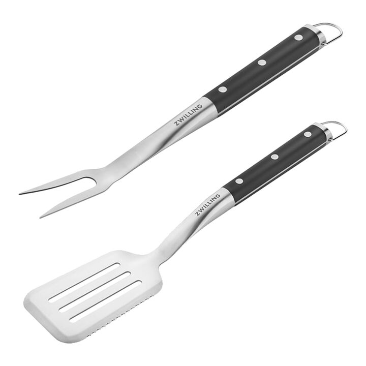 BBQ+, Stainless steel Spatula + Carving fork, large 1