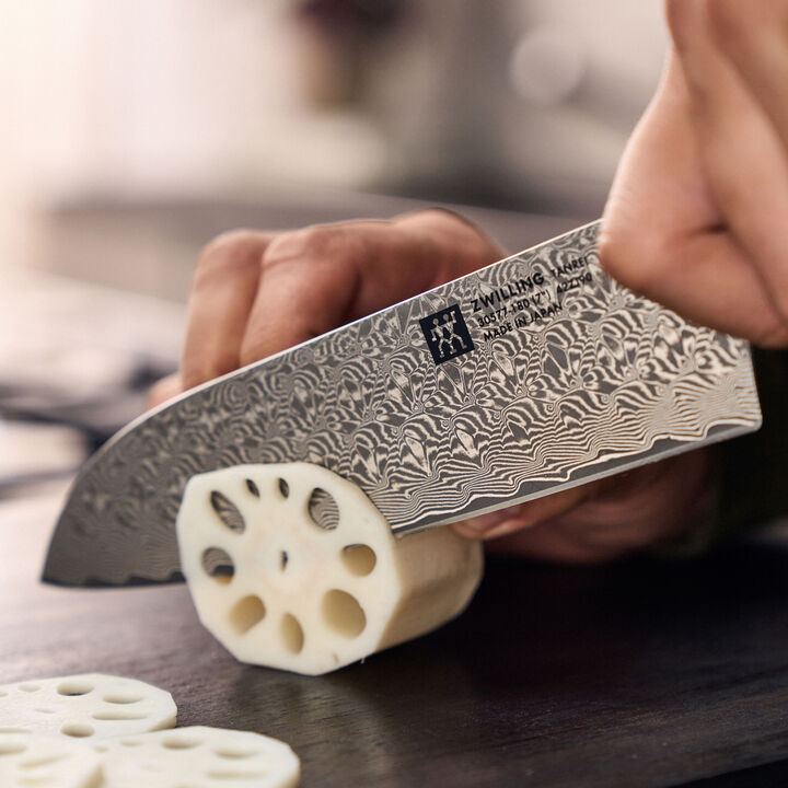 Tanrei, Santokukniv 18 cm, Glatslebet, large 2