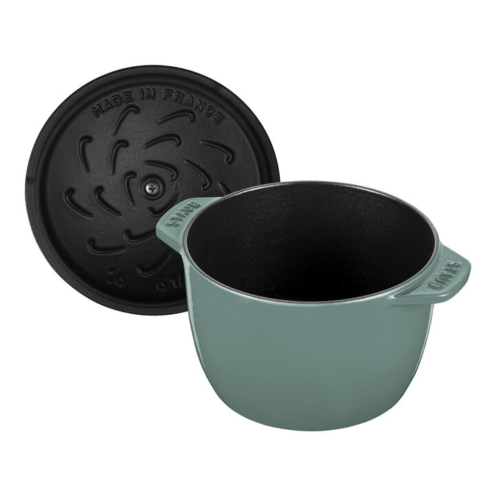 鋳物ホーロー鍋, ラ・ココット de GOHAN 16 cm, ラウンド, ユーカリ, 鋳鉄, large 3