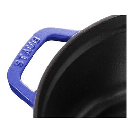 3.7 l cast iron round Cocotte, Blueberry