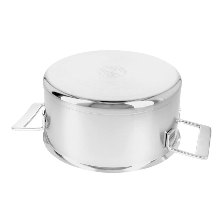 Silver 7, Kookpan met dubbelwandig deksel 22 cm / 4 l, large 4