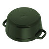 Cast Iron, 5.5 qt, Round, Dutch Oven, Basil, small 6