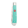 Outdoor, 3.5-inch, Trapper Folding Pocket Knife, Seafoam Green, small 6