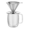 Pour over coffee dripper set, 2-pc,,large