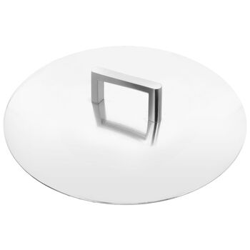 Sığ Tencere çift çıdarlı kapak | 18/10 Paslanmaz Çelik | 24 cm | Metalik Gri,,large 3