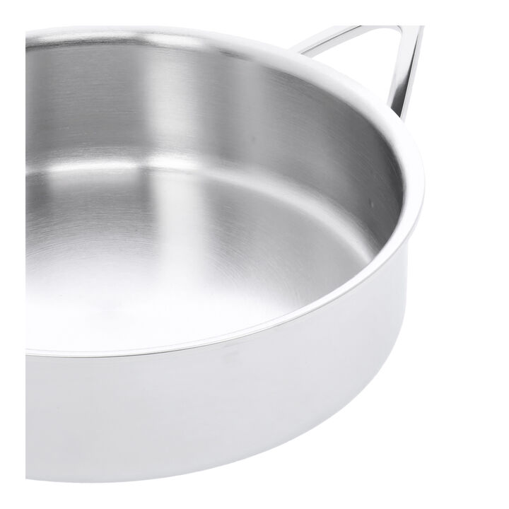 Intense 5, 24 cm 18/10 Stainless Steel Saute pan with lid, large 3