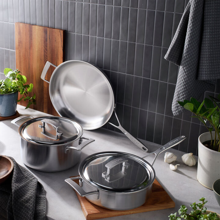 Industry, 5-pc, Stainless Steel Cookware Set, large 2