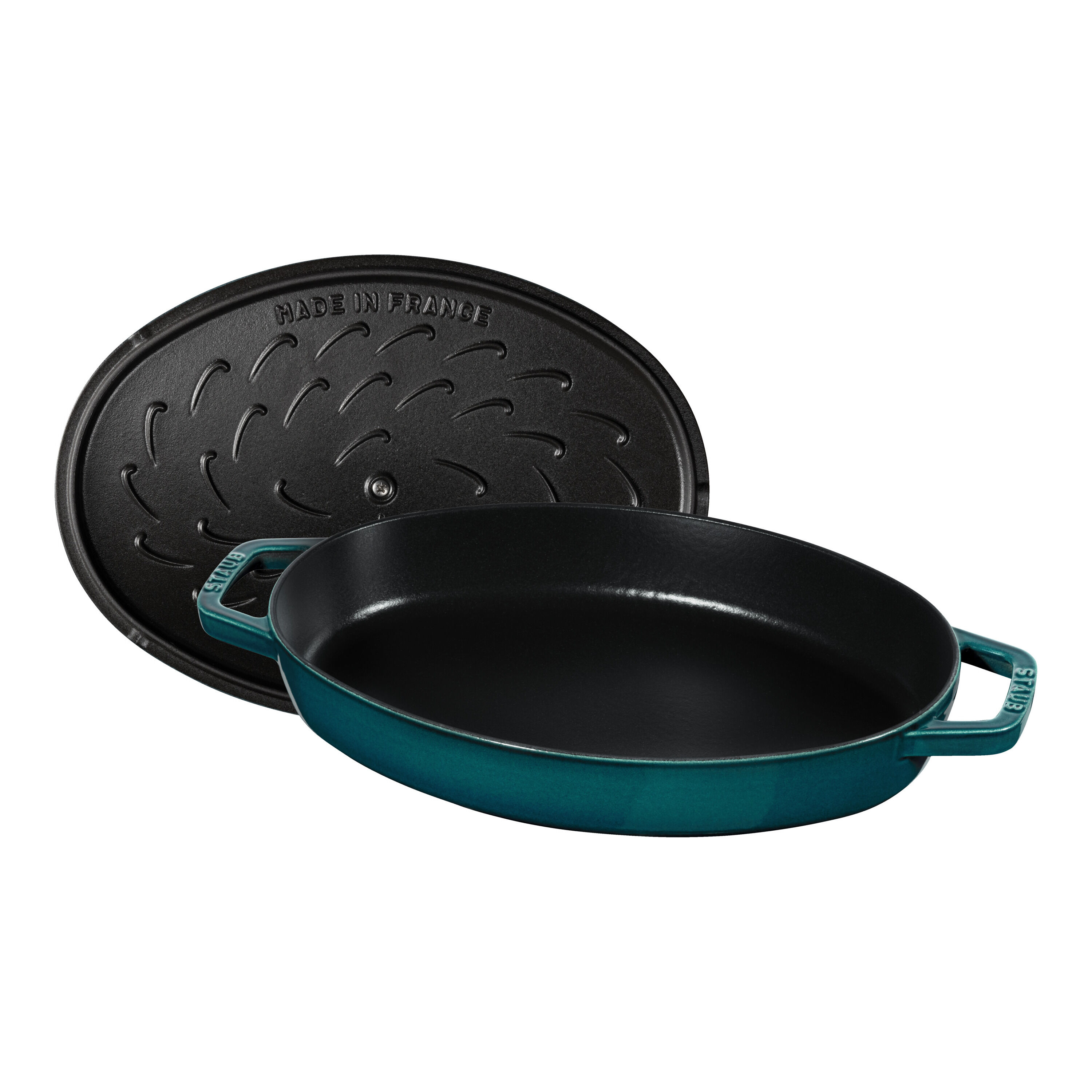 Staub Specialities Ovenschaal Vis 33 cm, Ovaal, La-mer - Specialities - Staub