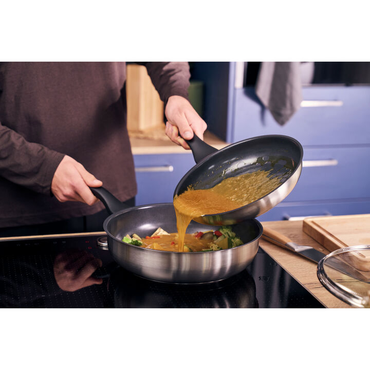 Stream Ceramic, 20 cm Stainless steel Frying pan silver, large 4