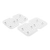 Vacuum accessory set drip tray for glass boxes, medium/large / 2-pc,,large