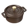 La Cocotte, Mini Cocotte 10 cm, Rund, Chokolade, St&oslash;bejern, small 1